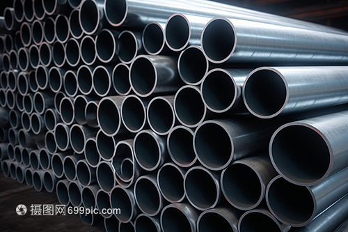 工厂制造的钢管