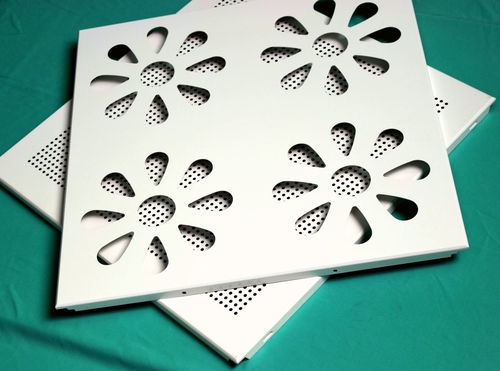 欧佰金属铝合金吊顶600 600冲孔吸音铝扣板