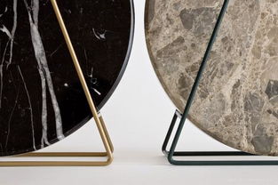 圆形大理石台灯 融合厚重与轻盈的设计艺术